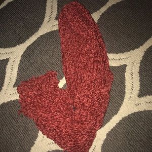 Burgundy soft scarf